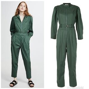 Sea Clara Belted Jumpsuit In Sage New with Tags!